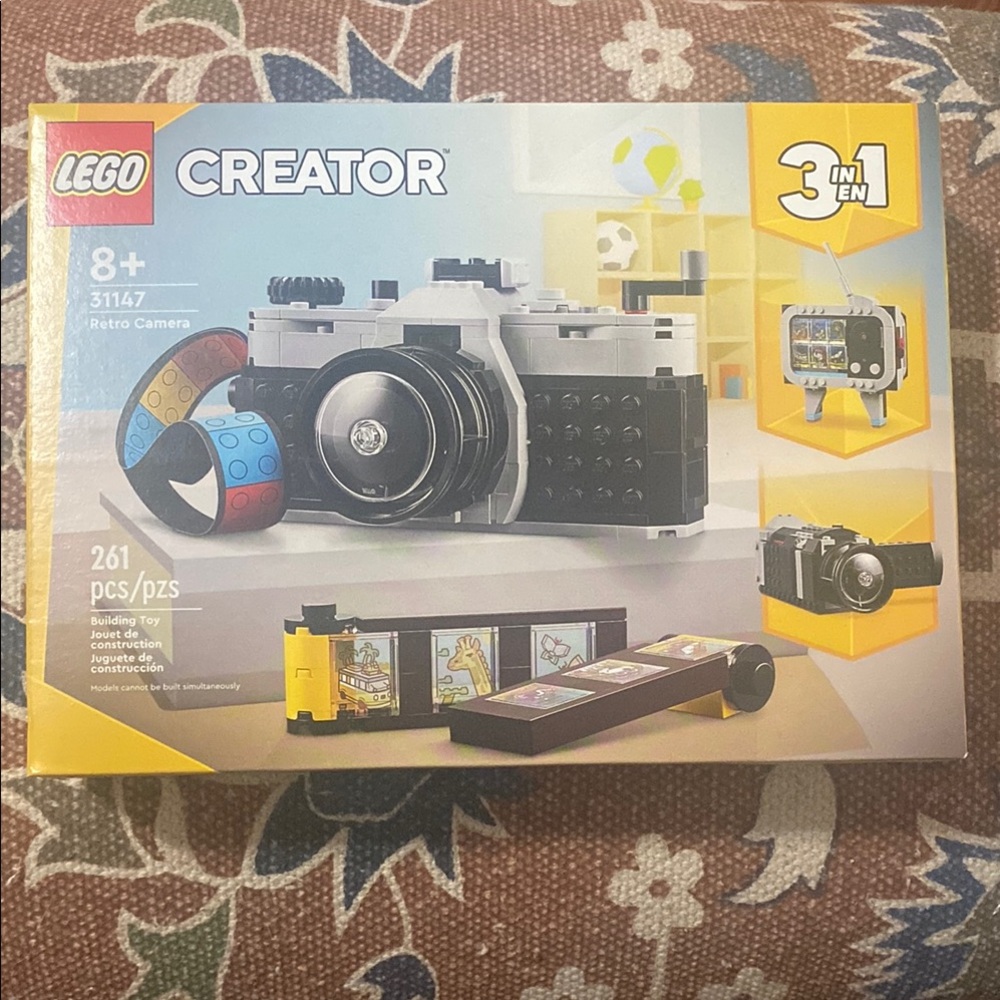 Lego Black and Gray Simulated Camera Set